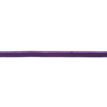 elastisches Glanz-Paspelband Lila